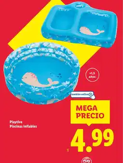 Lidl Playtive Piscinas inflables oferta