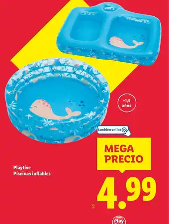 Lidl Playtive Piscinas inflables oferta