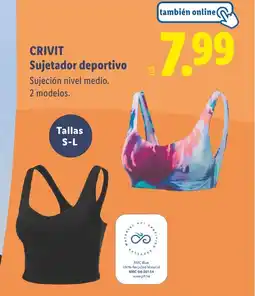 Lidl CRIVIT Sujetador deportivo oferta