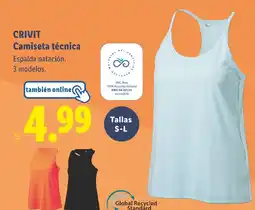 Lidl CRIVIT Camiseta técnica oferta