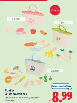 Lidl Playtive Set de profesiones oferta