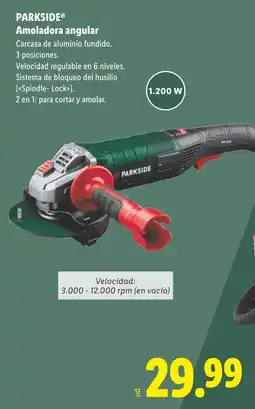 Lidl PARKSIDE Amoladora angular oferta