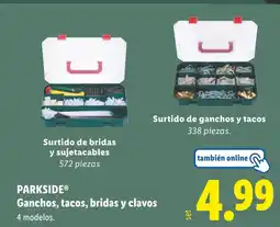 Lidl PARKSIDE Ganchos, tacos, bridas y clavos oferta