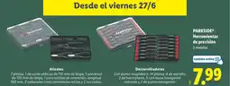 Lidl PARKSIDE Herramientas de precisión oferta