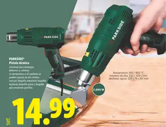 Lidl PARKSIDE Pistola térmica oferta