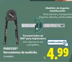 Lidl PARKSIDE Herramientas de medición oferta