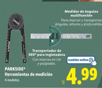 Lidl PARKSIDE Herramientas de medición oferta