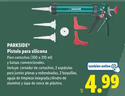 Lidl PARKSIDE Pistola para silicona oferta