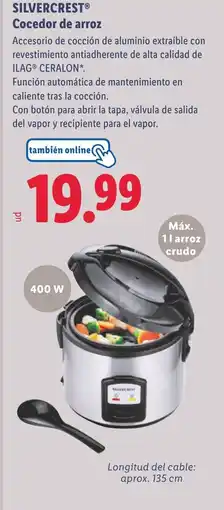 Lidl SILVERCREST Cocedor de arroz oferta