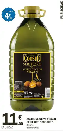 E.Leclerc "COOSUR" Aceite de oliva virgen serie oro oferta
