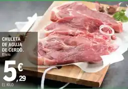 E.Leclerc Chuleta de aguja de cerdo oferta