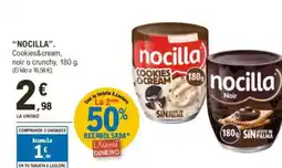 E.Leclerc "NOCILLA" Cookies&cream, oferta