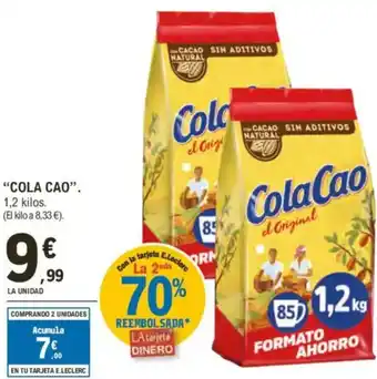 E.Leclerc “COLA CAO” oferta