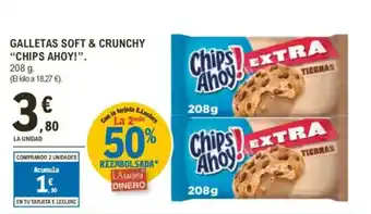 E.Leclerc “CHIPS AHOY!” Galletas soft & crunchy oferta