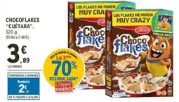E.Leclerc "CUÉTARA" Chocoflakes oferta