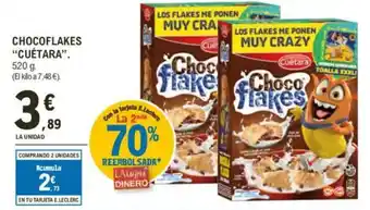 E.Leclerc "CUÉTARA" Chocoflakes oferta