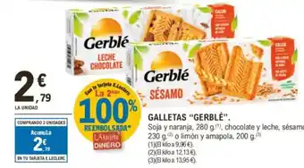 E.Leclerc "GERBLE" Galletas oferta