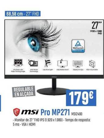 Beep Msi Pro Mp271 oferta