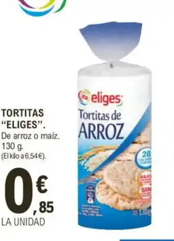 E.Leclerc IFA ELIGES Tortitas oferta