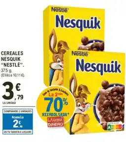 E.Leclerc "NESTLÉ” Cereales nesquik oferta