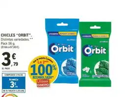 E.Leclerc "ORBIT" Chicles oferta