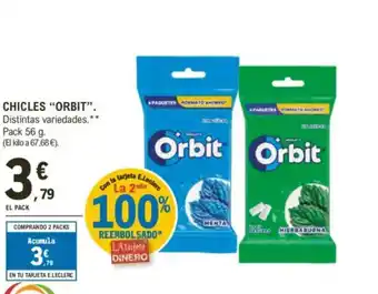 E.Leclerc "ORBIT" Chicles oferta