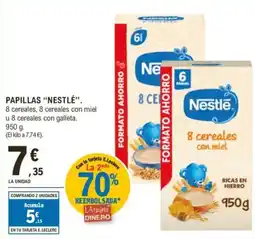 E.Leclerc "NESTLÉ" Papillas oferta