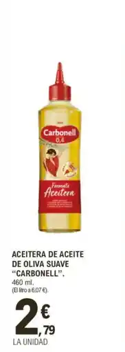E.Leclerc "CARBONELL" Aceitera de aceite de oliva suave oferta