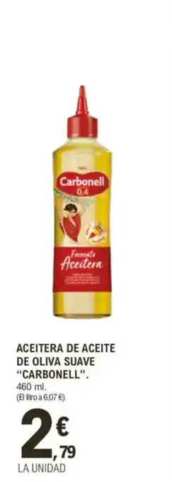 E.Leclerc "CARBONELL" Aceitera de aceite de oliva suave oferta