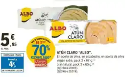 E.Leclerc ALBO Atún claro oferta