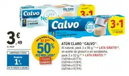 E.Leclerc CALVO Atún claro oferta