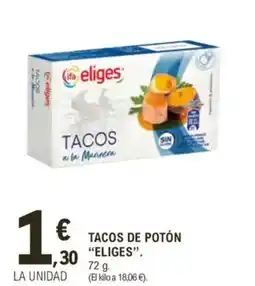 E.Leclerc IFA ELIGES Tacos de potón oferta