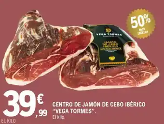 E.Leclerc "VEGA TORMES". Centro de jamón de cebo ibérico oferta
