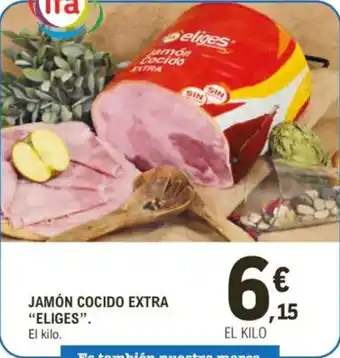 E.Leclerc IFA ELIGES Jamón cocido extra . oferta