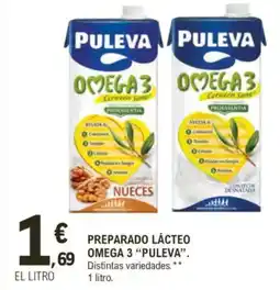 E.Leclerc "PULEVA" Preparado lácteo omega 3 oferta
