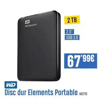 Beep Wd Disc Dur Elements Portable oferta