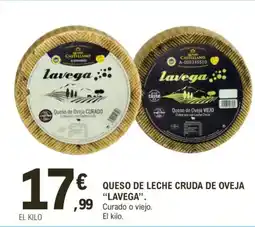 E.Leclerc QUESOS LAVEGA de leche cruda de oveja oferta