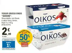 E.Leclerc DANONE Yogur griego oikos oferta