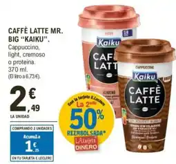 E.Leclerc "KAIKU" Caffè latte mr. big oferta