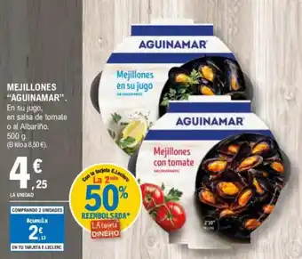 E.Leclerc "AGUINAMAR" Mejillones oferta