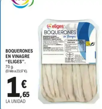 E.Leclerc IFA ELIGES Boquerones en vinagre oferta