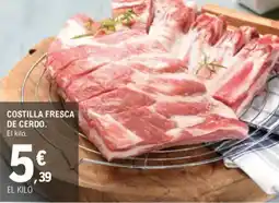 E.Leclerc Costilla fresca de cerdo oferta