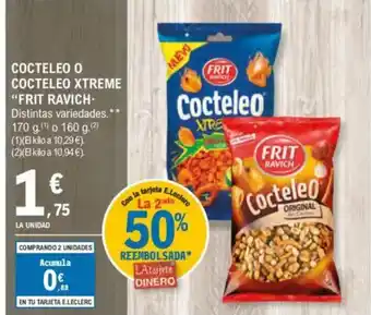 E.Leclerc FRIT RAVICH Cocteleo o cocteleo xtreme oferta