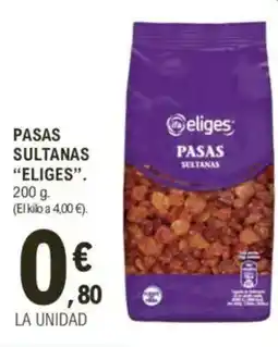 E.Leclerc IFA ELIGES Pasas sultanas oferta