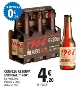 E.Leclerc 1906 Cerveza reserva especial oferta