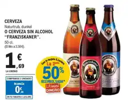 E.Leclerc "FRANZISKANER" Cerveza o cerveza sin alcohol oferta