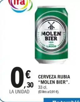 E.Leclerc MOLEN BIER Cerveza rubia oferta