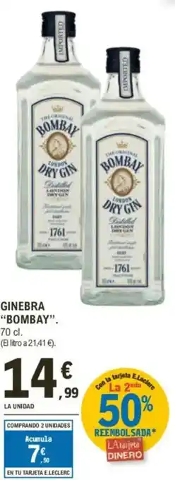 E.Leclerc BOMBAY Ginebra oferta
