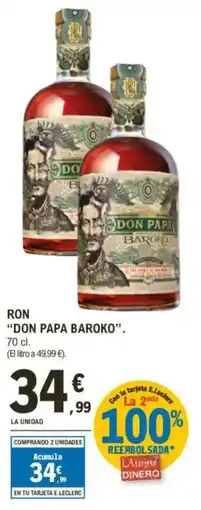 E.Leclerc DON PAPA BAROKO Ron oferta