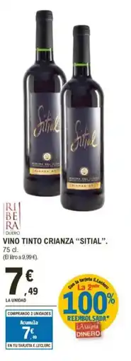 E.Leclerc "SITIAL" Vino tinto crianza oferta